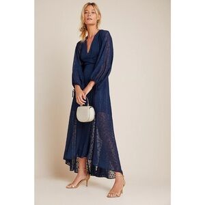 Hutch Navy High Low Dress